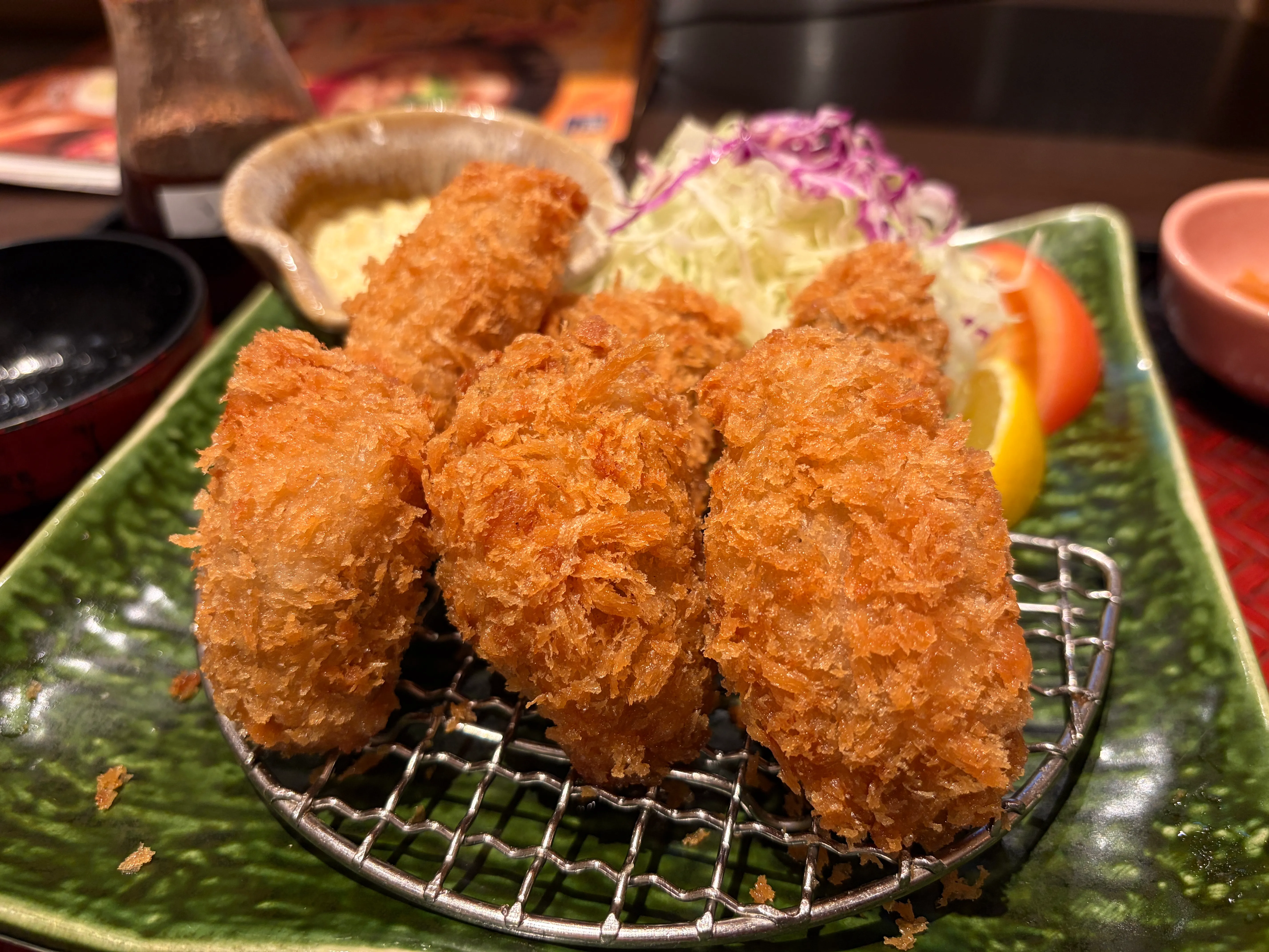 大粒牡蠣フライ6個定食