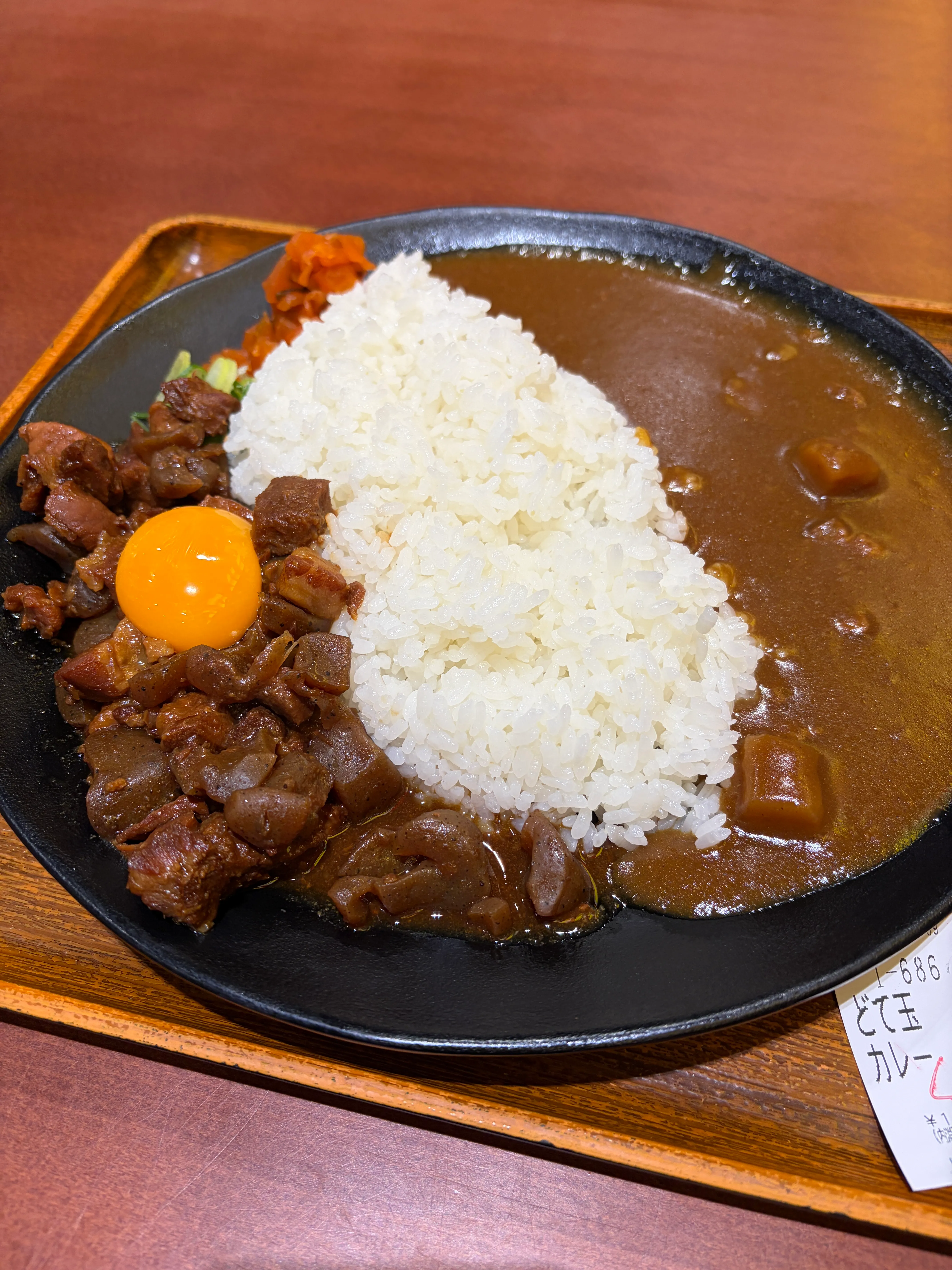 豊田上郷SA　どて玉カレー