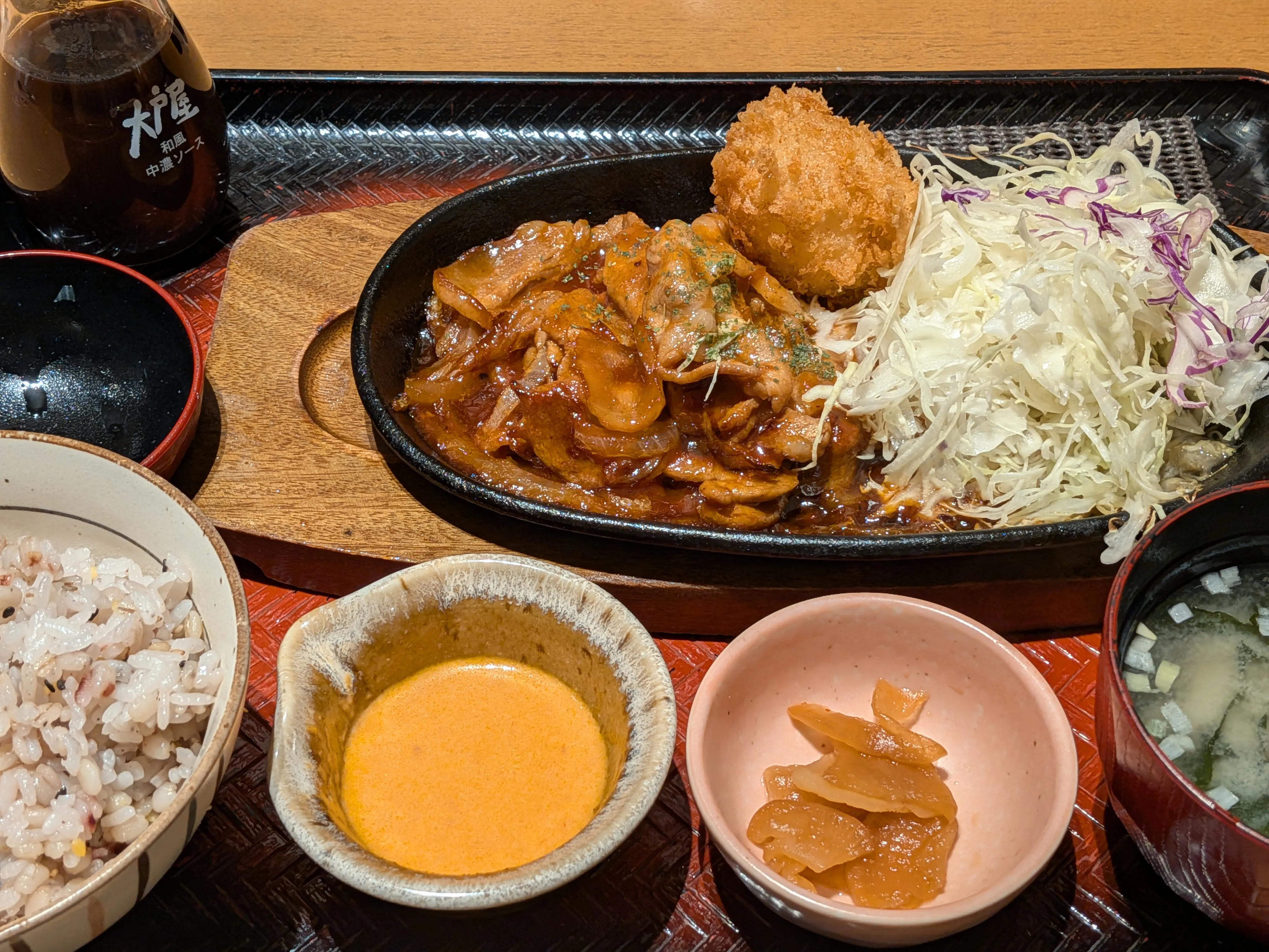 大粒牡蠣フライ6個定食